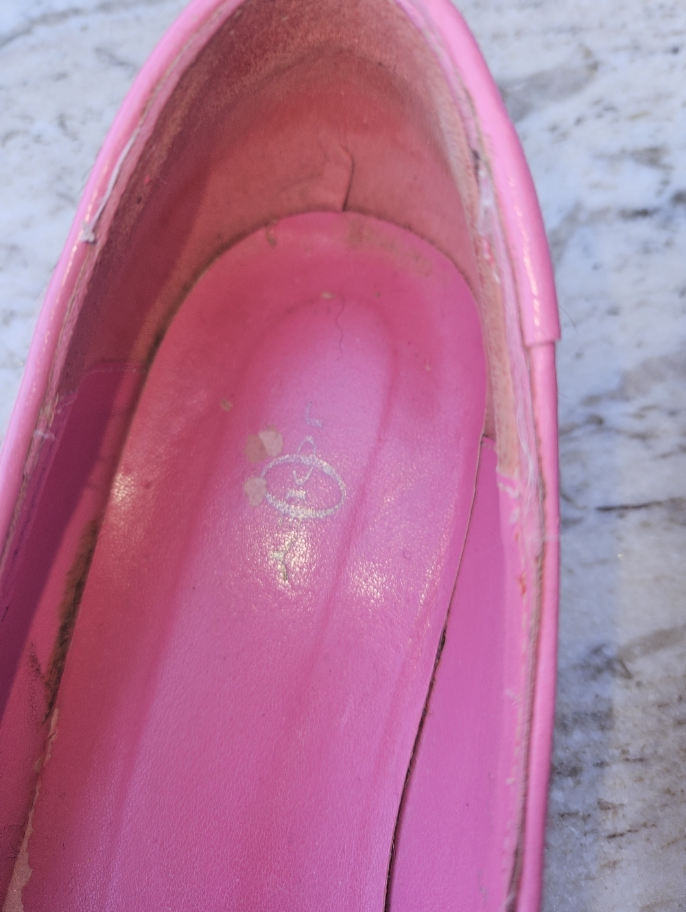 JOIE Pink Leopard Print Women’s Ballet Flats VINTAGE Saks 5th. 8.5 - Picture 2 of 6